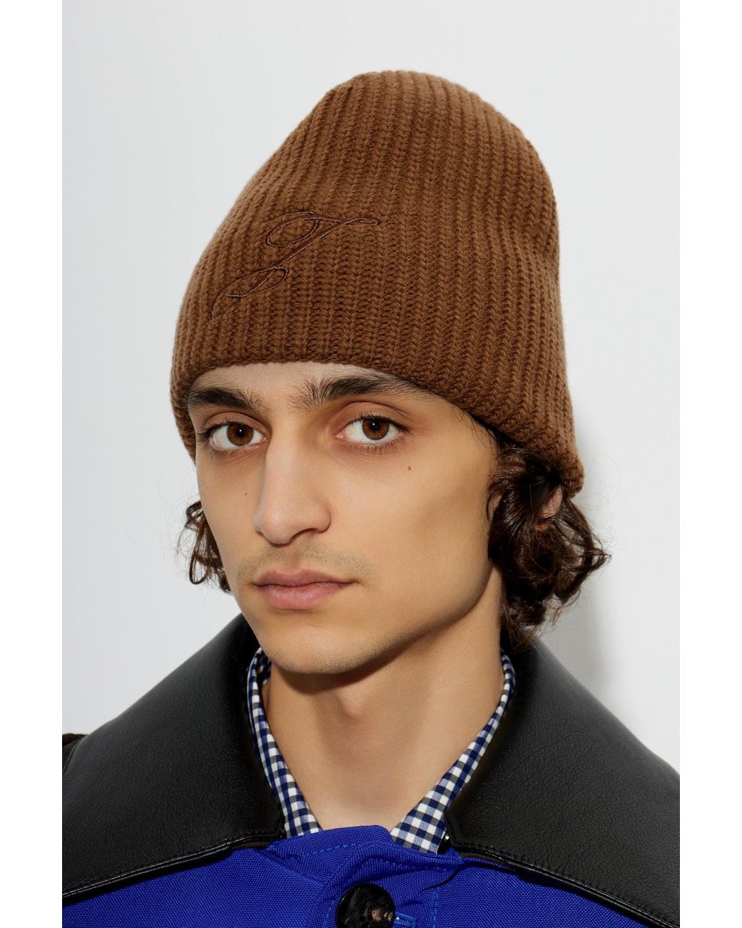 Jacquemus Brown Hat "Espiral"
