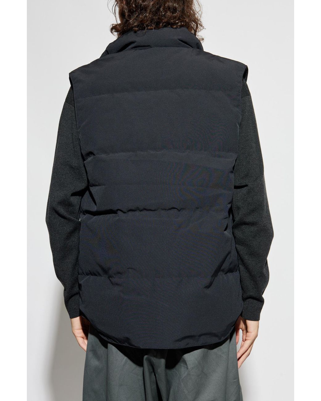 Canada Goose Black Puffer Vest 'Garson' for men