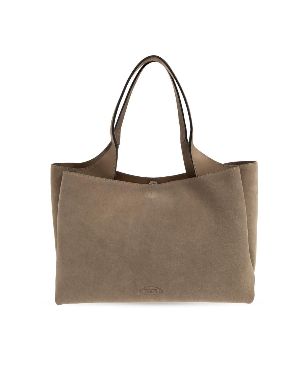 Tod's Brown Suede Bag 'Medium'