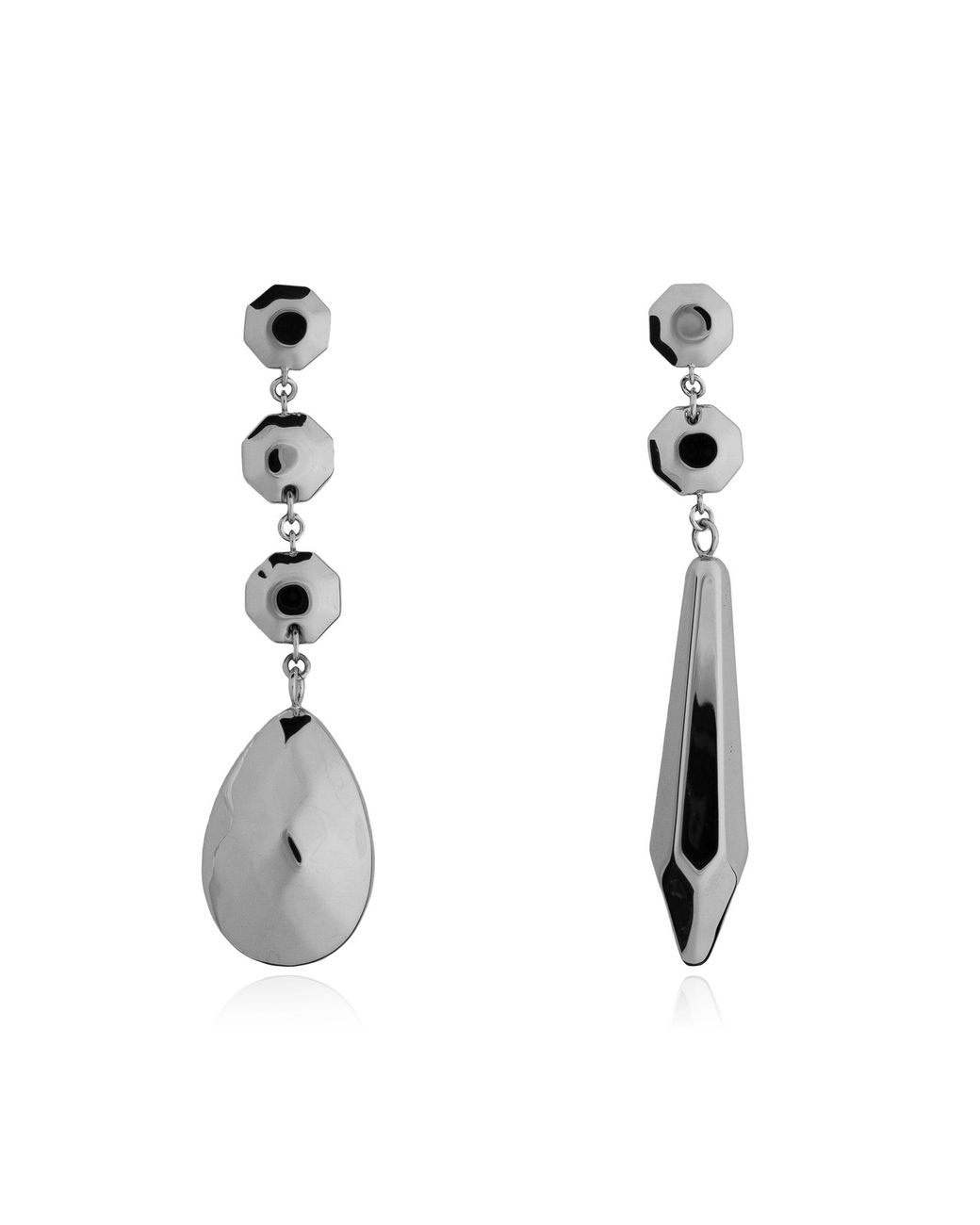 Maison Margiela White Earrings With Pendants