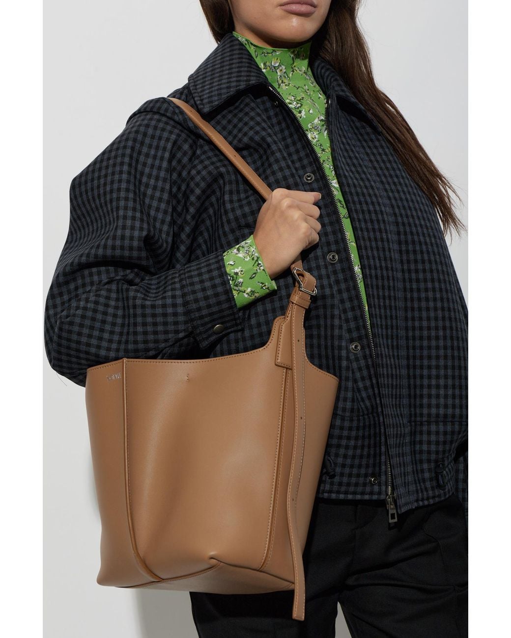 Loewe Brown "Bilbao Medium" Bag
