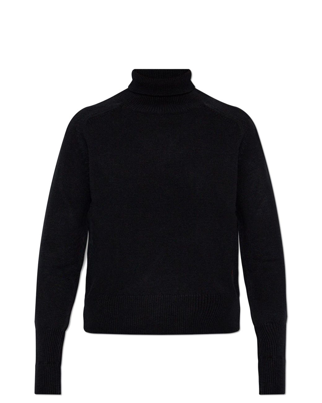 Victoria Beckham Blue Wool Turtleneck