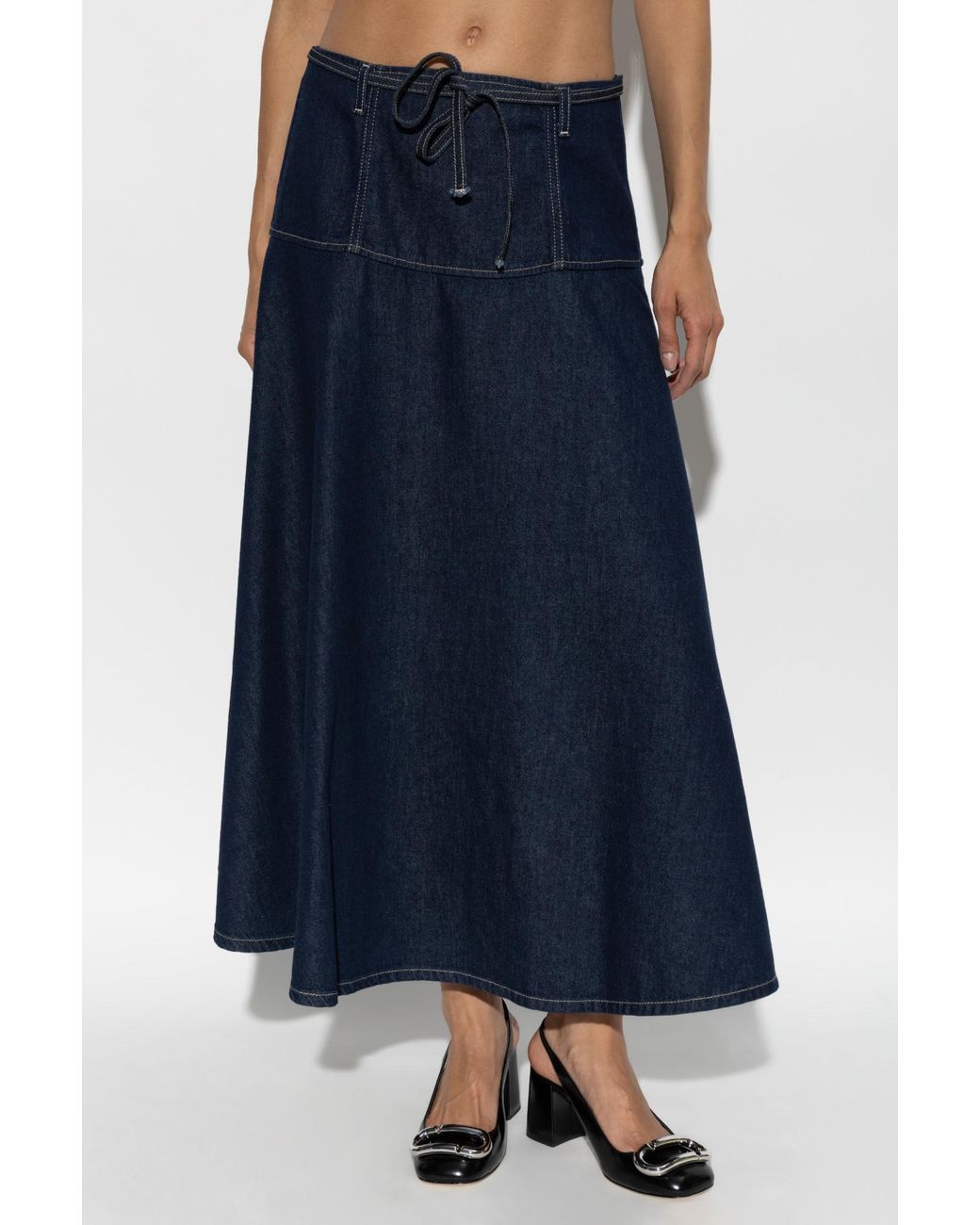 Samsøe & Samsøe Blue Skirt 'Satilly'