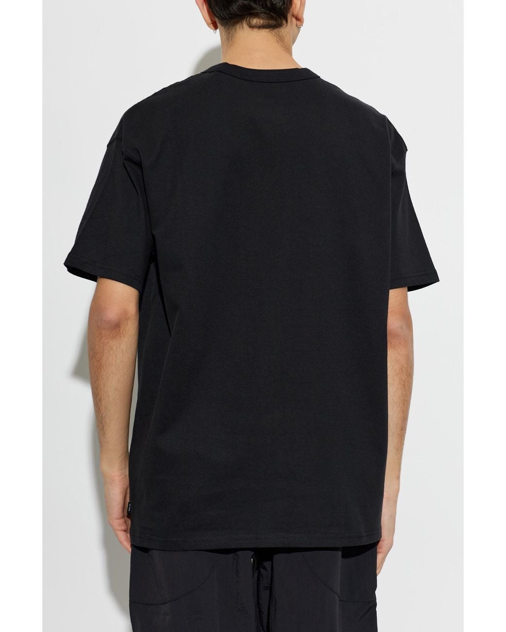 Nike Black T-Shirt With Embroidered Logo for men