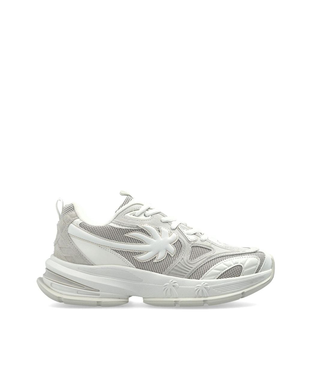 Palm Angels White 'Palm Runner' Sports Shoes