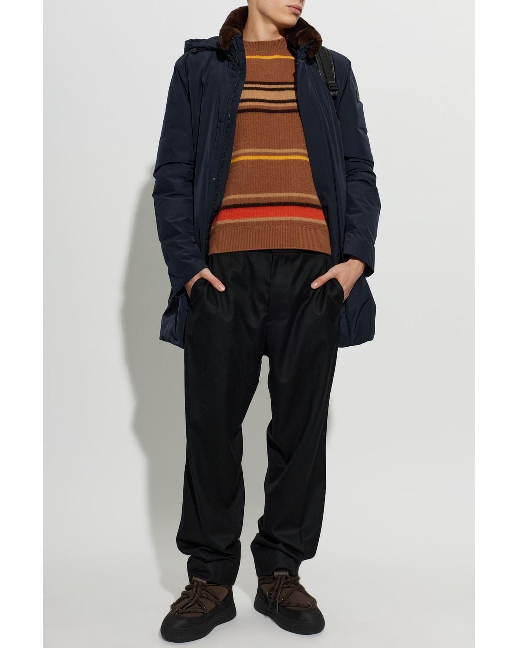 Moncler Blue 'Okefen' Down Jacket for men