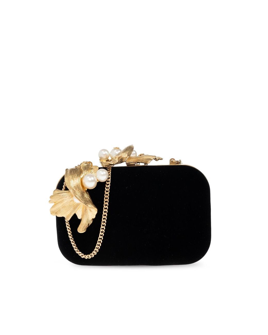 Jimmy Choo Black 'Cloud Kqh' Clutch