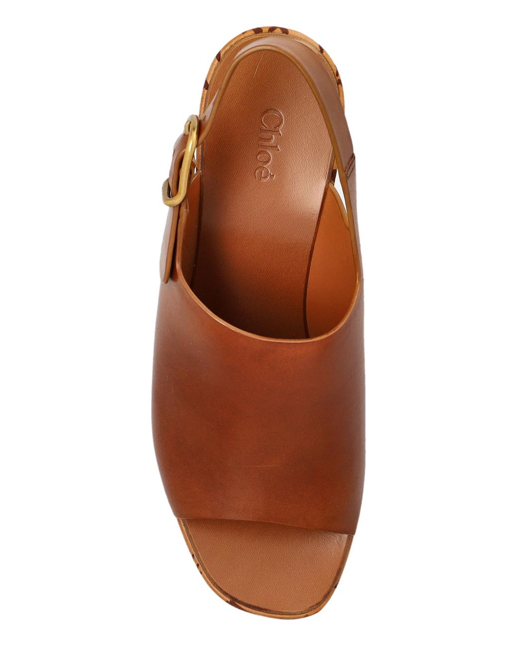 Chloé Blue Wedge Sandals Maxime