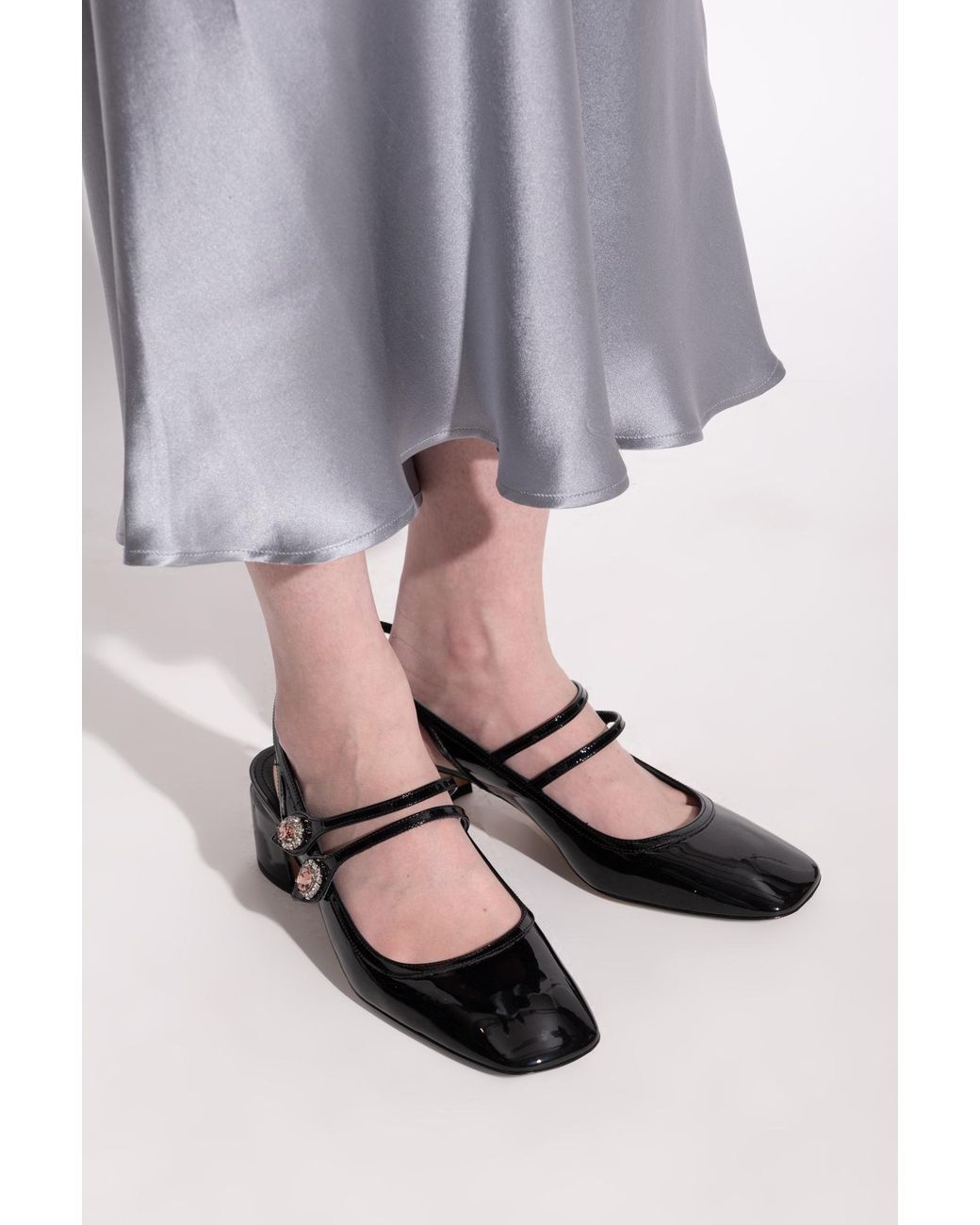 Ferragamo Black Heeled Shoes "Milly"