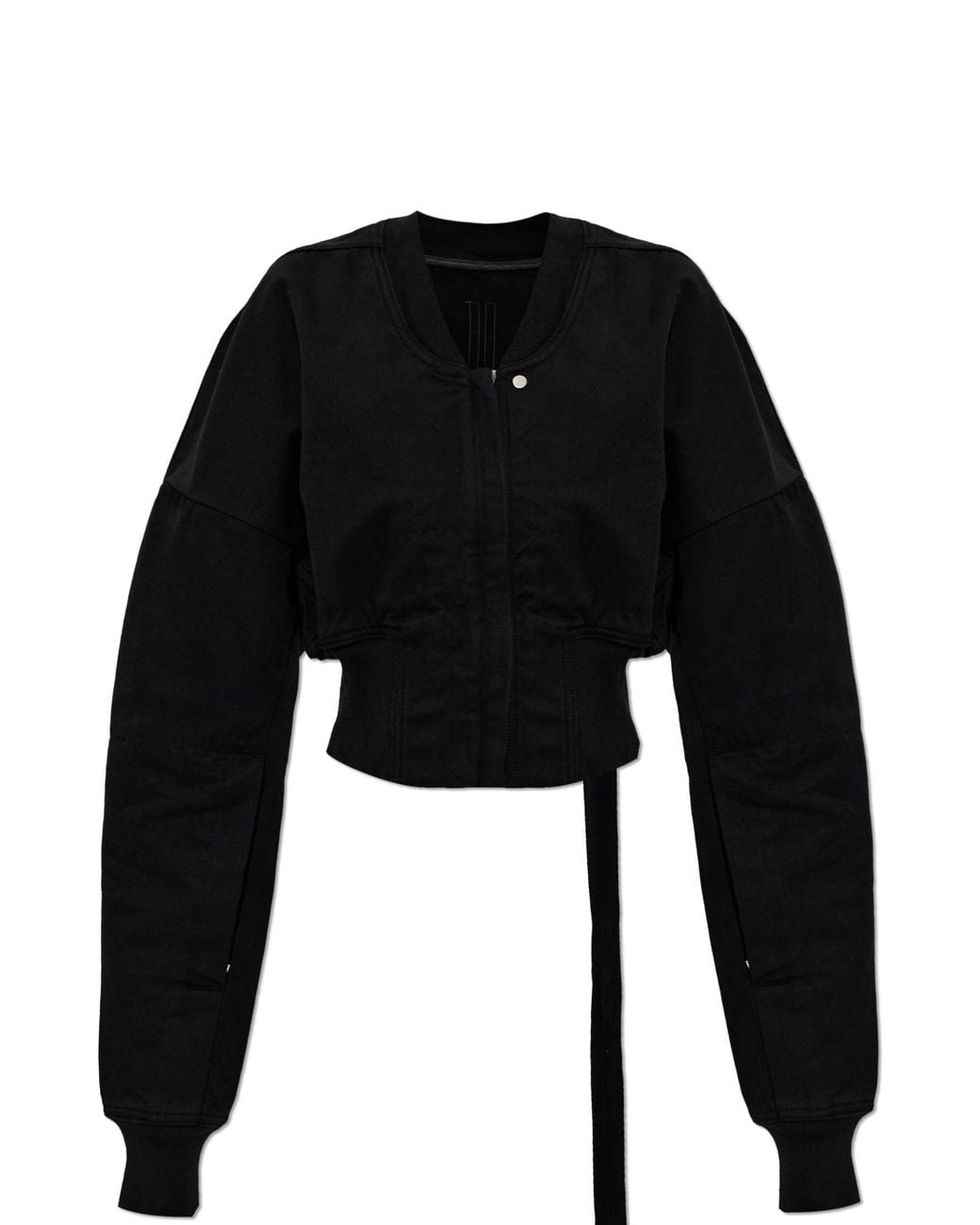 Rick Owens Black Short 'Bomber' Jacket