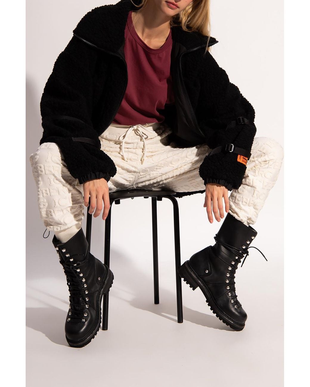 Iceberg Sweatpants With Logo in Black | Lyst