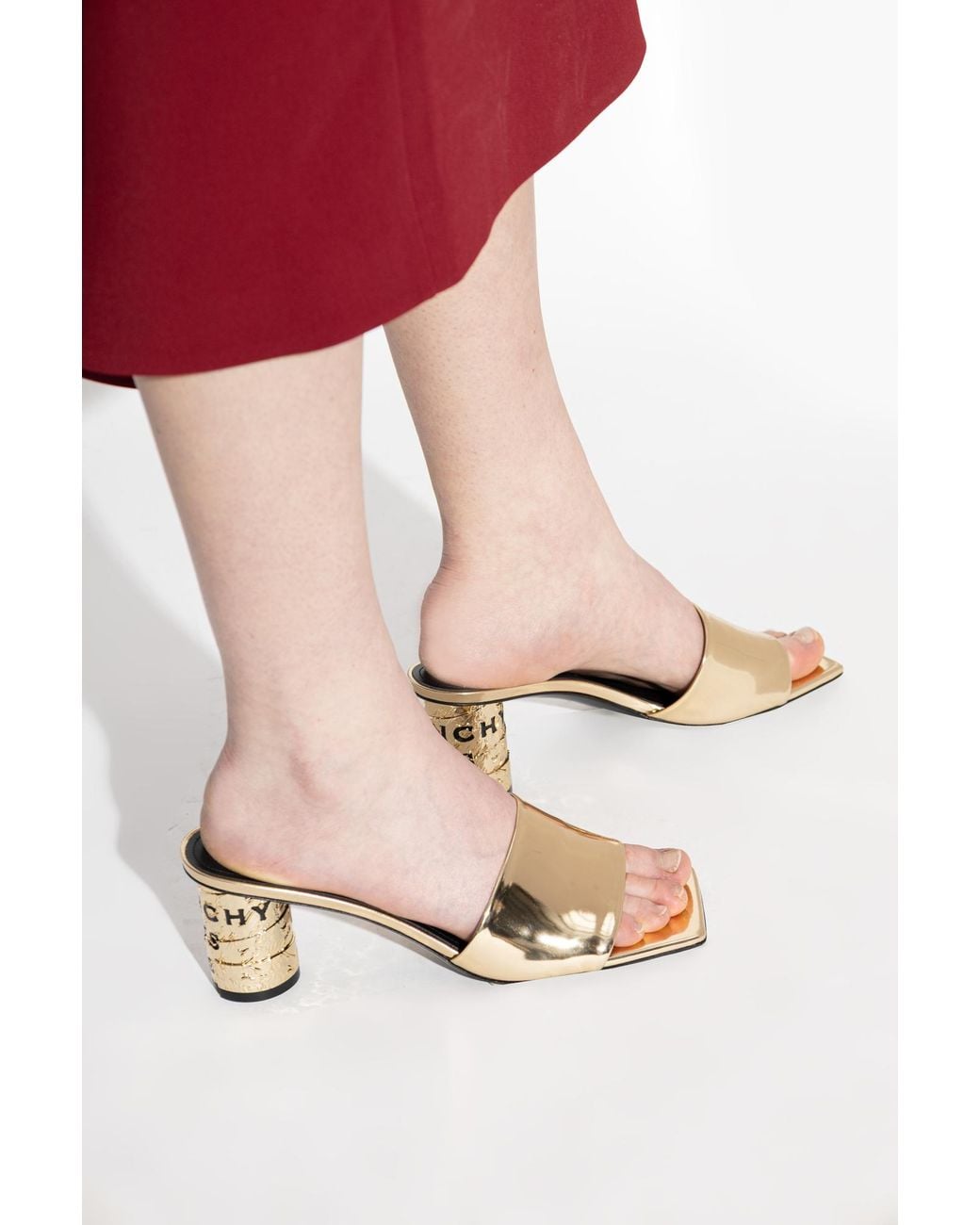 Givenchy Pink Heeled Mules
