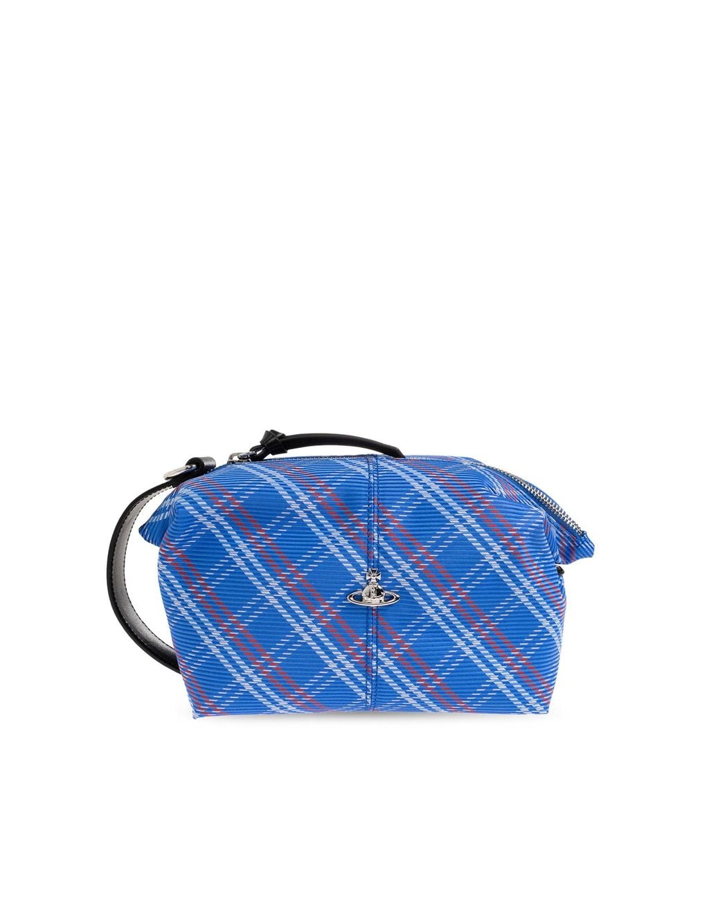 Vivienne Westwood Blue Checked Handbag