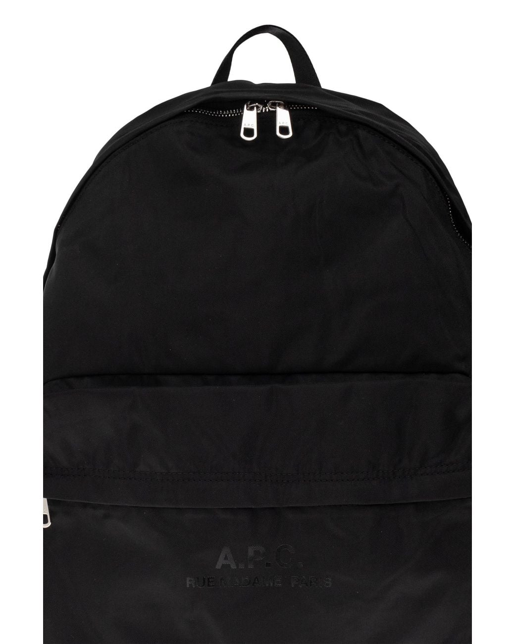 A.P.C. Black 'Dos' Backpack for men