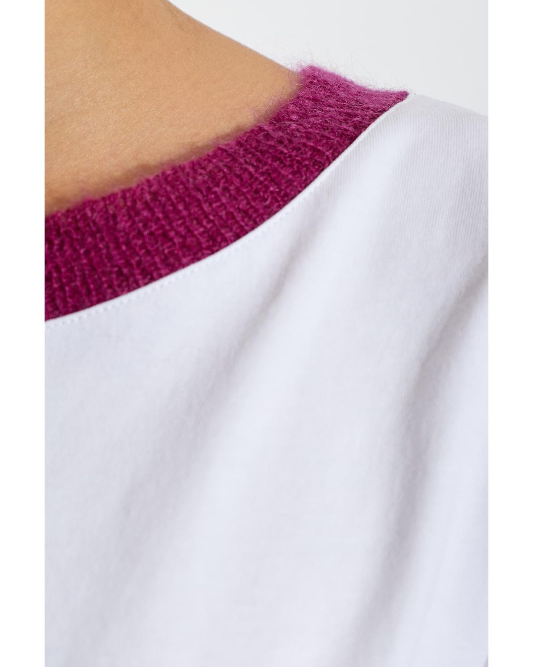 DSquared² White Cotton T-Shirt With Embroidered Logo
