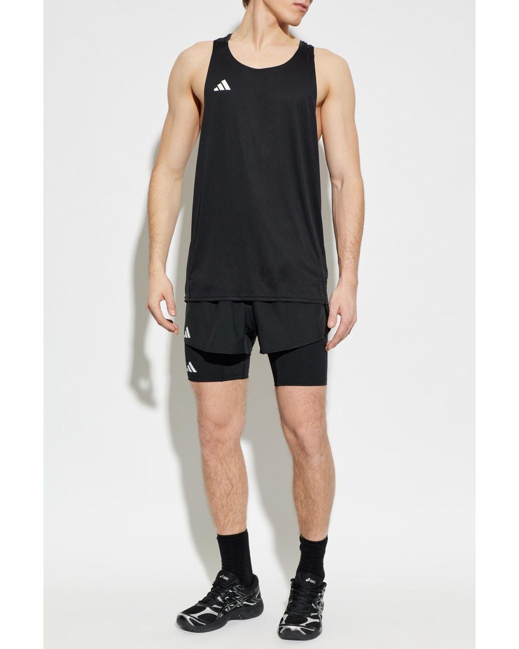 Adidas Originals Black Top From The Adizero Collection for men