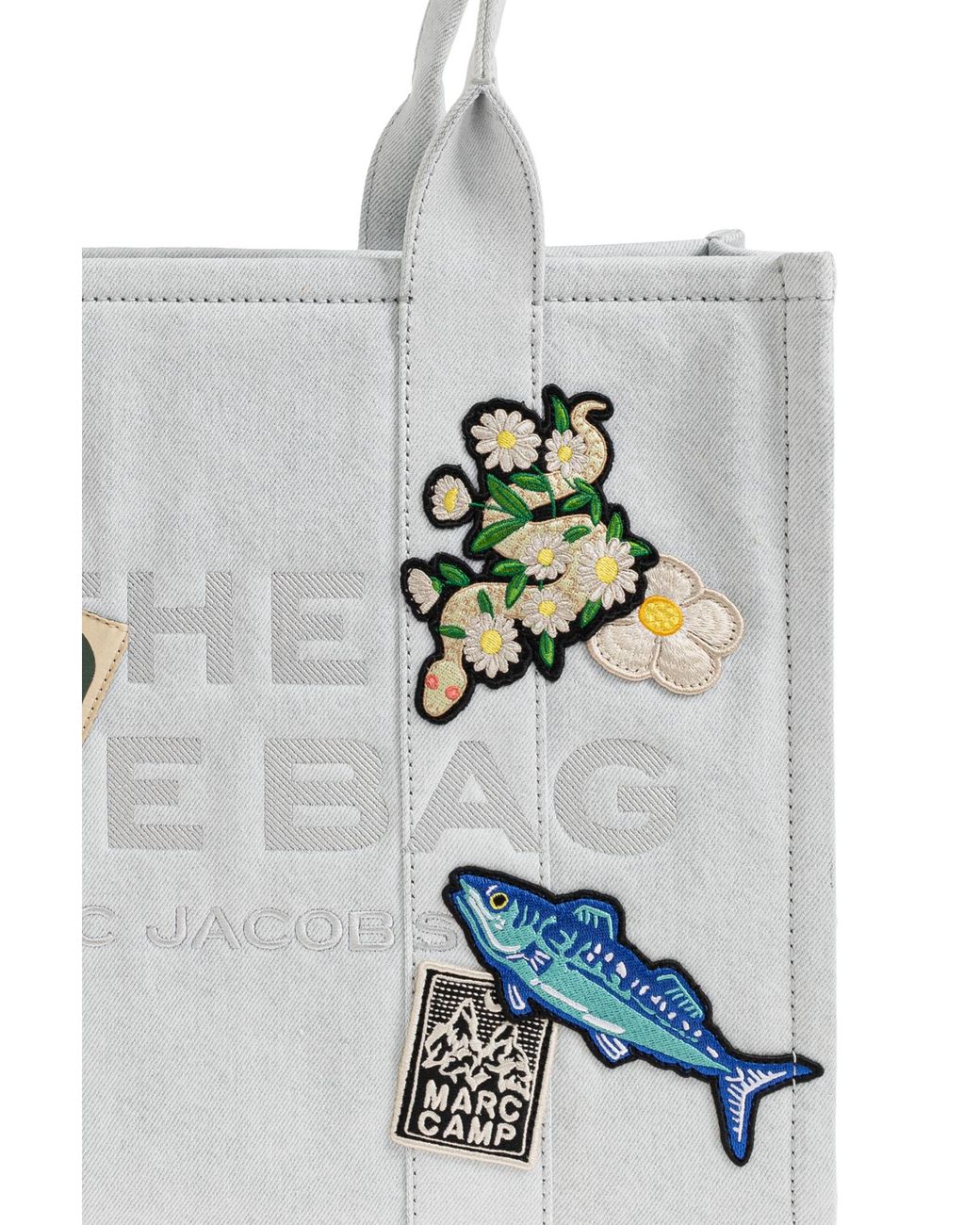 Marc Jacobs White Bag With Patches