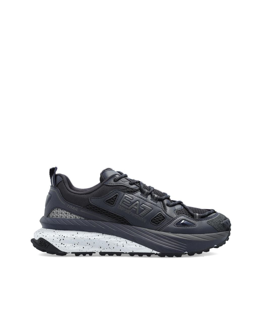 EA7 Blue Logo Sneakers for men