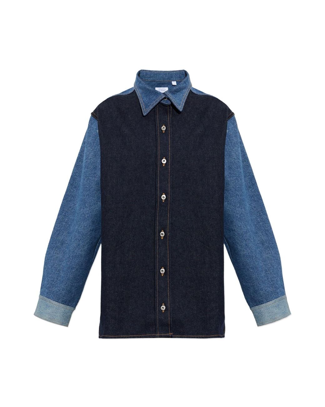 Off-White c/o Virgil Abloh Blue Denim Shirt