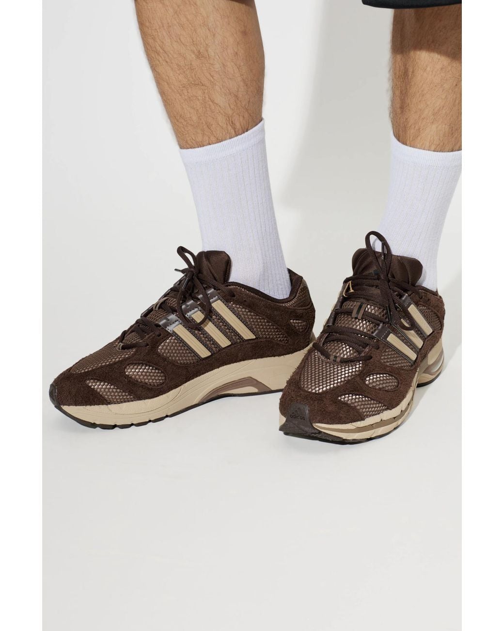 Adidas Originals Brown 'Adistar Mld' Sports Shoes for men