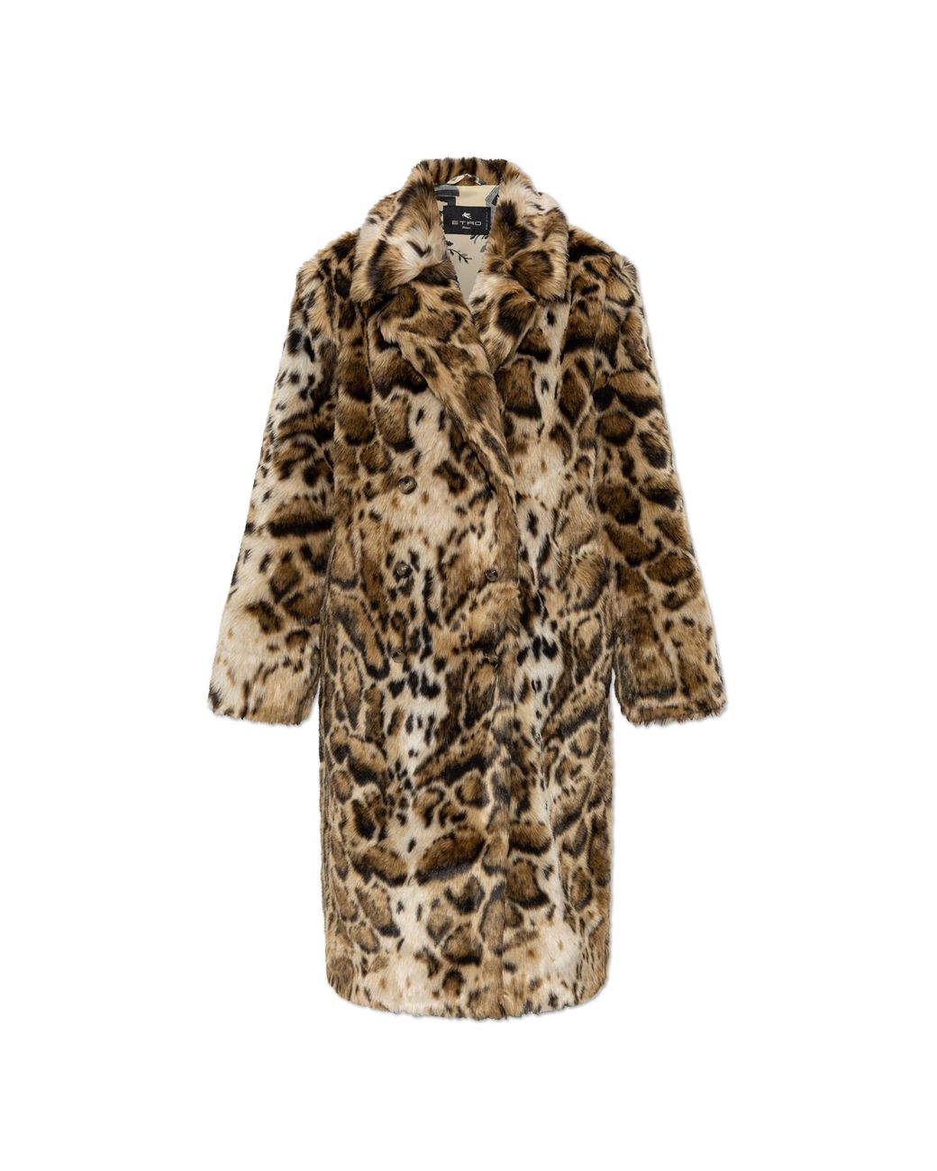 Etro Brown Faux Fur