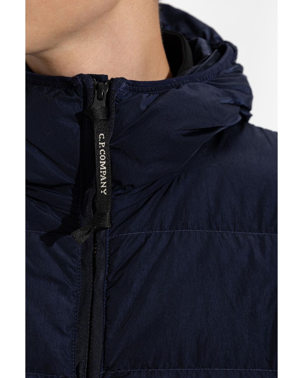 C P Company Blue Puffer Jacket for men