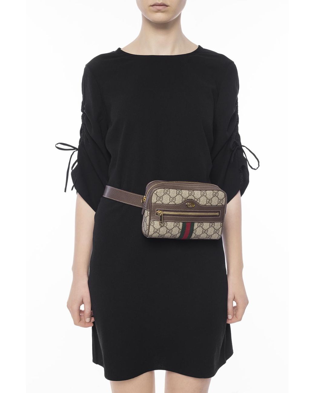 Gucci GG Supreme Ophidia Small Belt Bag - Size 34 / 85 (SHF-aXoika) – LuxeDH