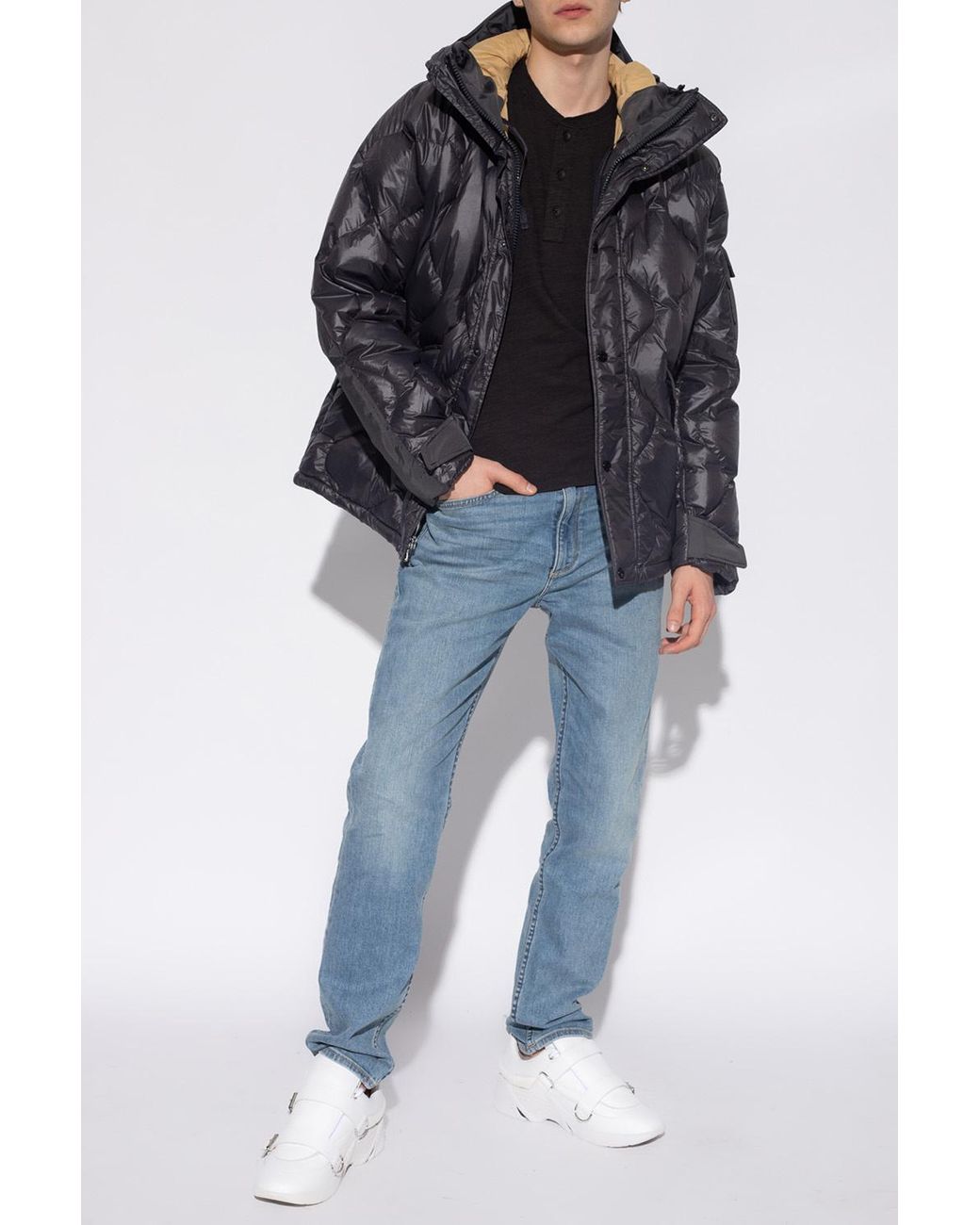 Rag & Bone Black Down Shield Jacket for men