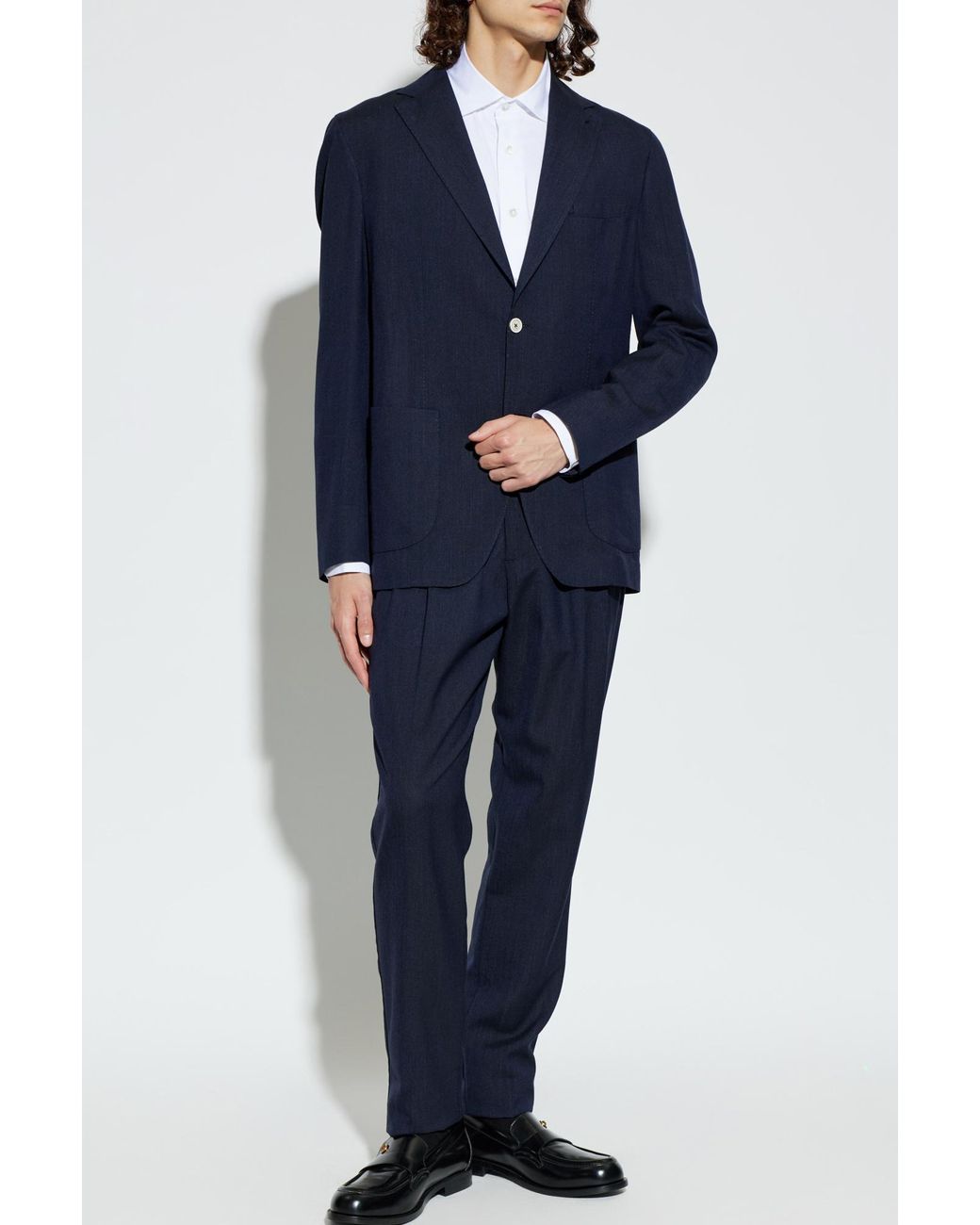 Eleventy Blue Wool Suit for men