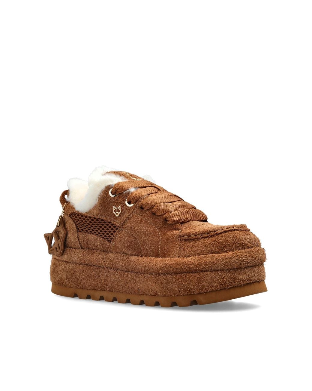 Naked Wolfe Brown 'Beau' Platform Shoes