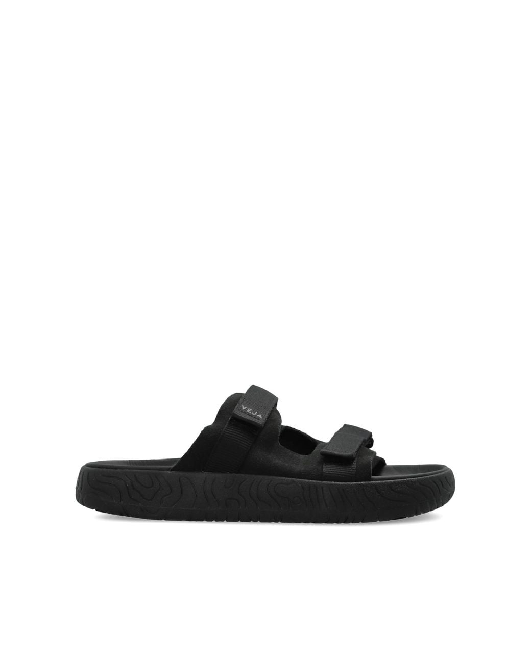 Veja Black Slippers "Arpoador Suede Soft" for men