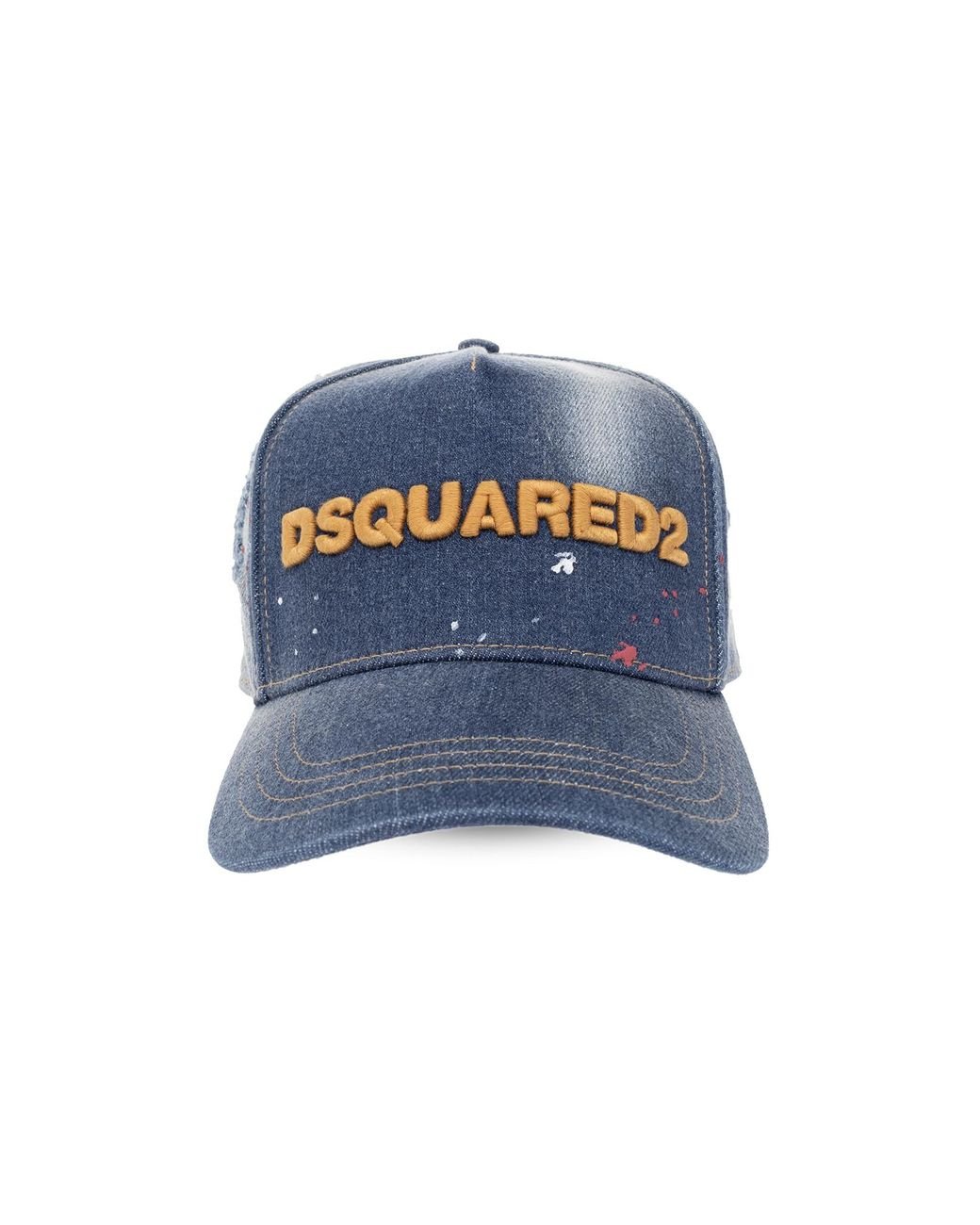 DSquared2 デニムキャップ カナダパッチ付き DSquared2 デニムキャップ カナダパッチ付き