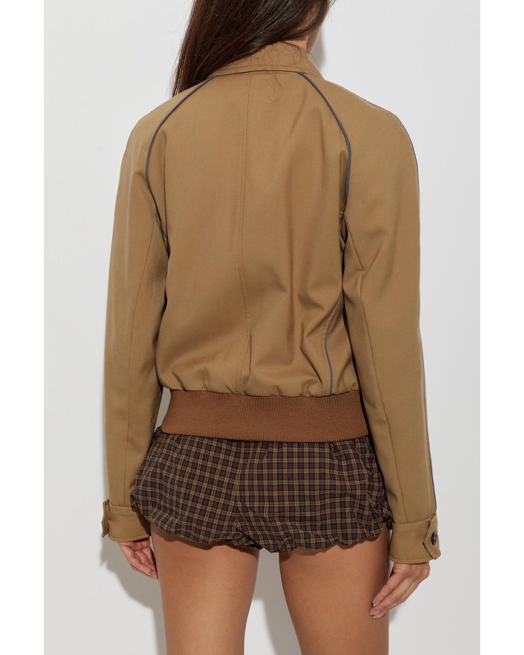 Marni Natural Wool Bomber Jacket