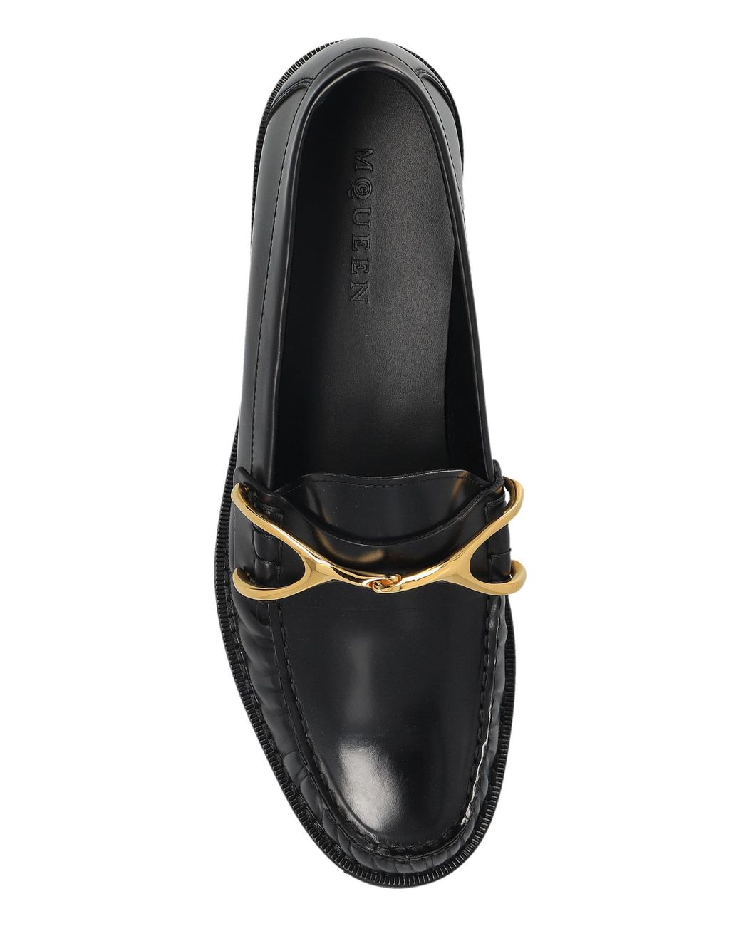 McQueen Blue 'Wishbone' Loafers for men