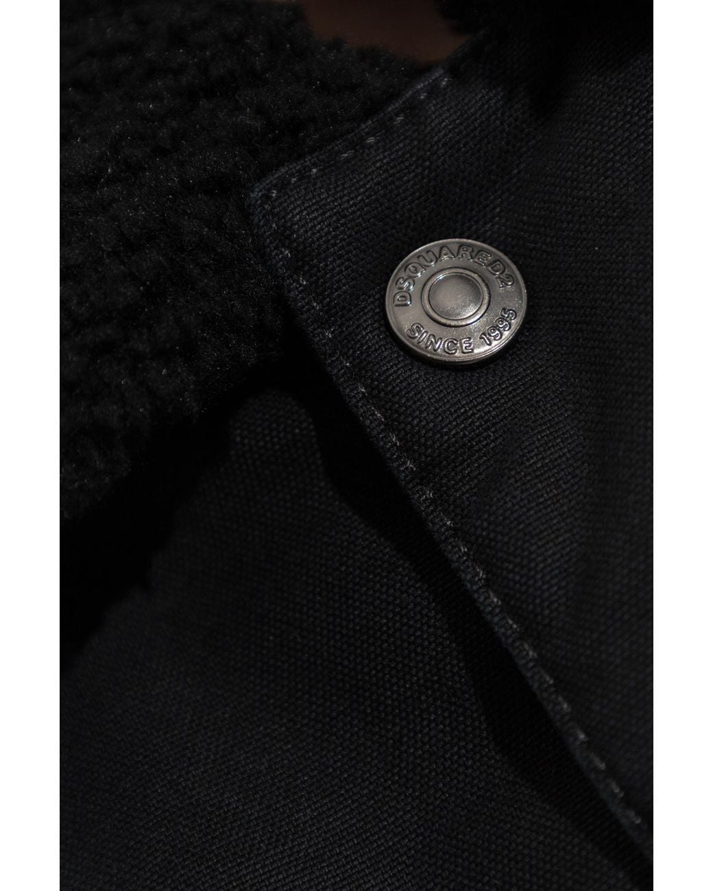 DSquared² Black Jacket With Collar