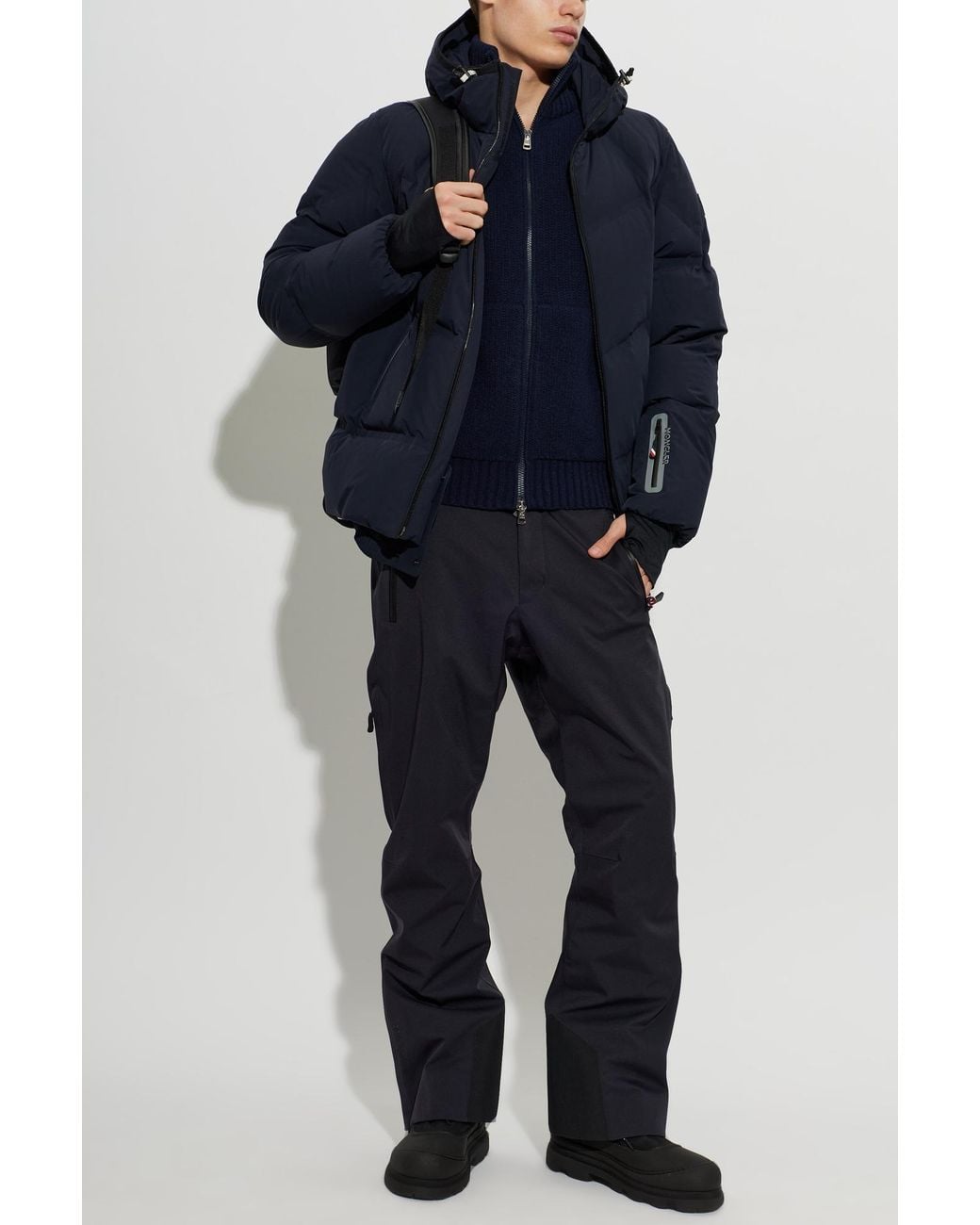 Moncler Blue Angren Padded Ski Jacket for men