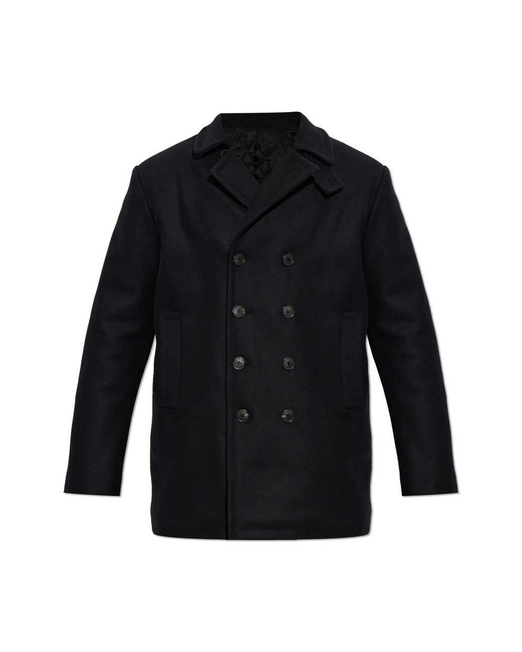 Isabel Marant Blue Wool Coat 'Wym' for men