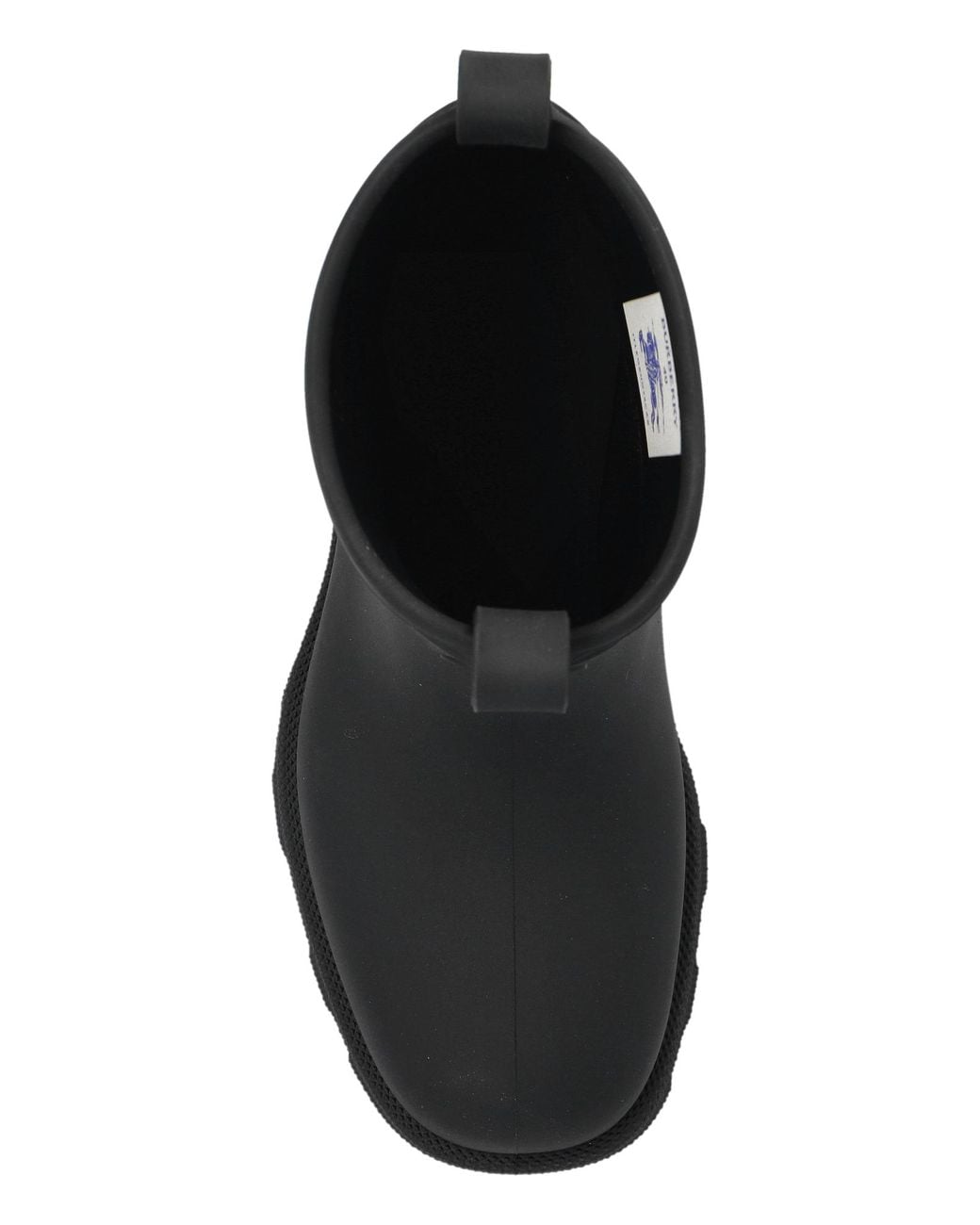Burberry Black Marsh Stamp Wellington Boots