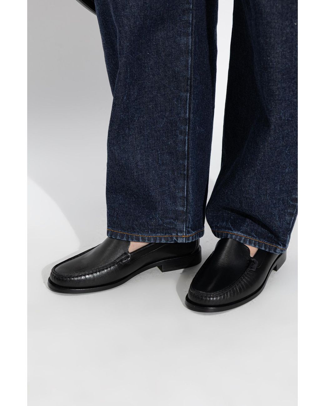 Aeyde Black Arthur Loafers