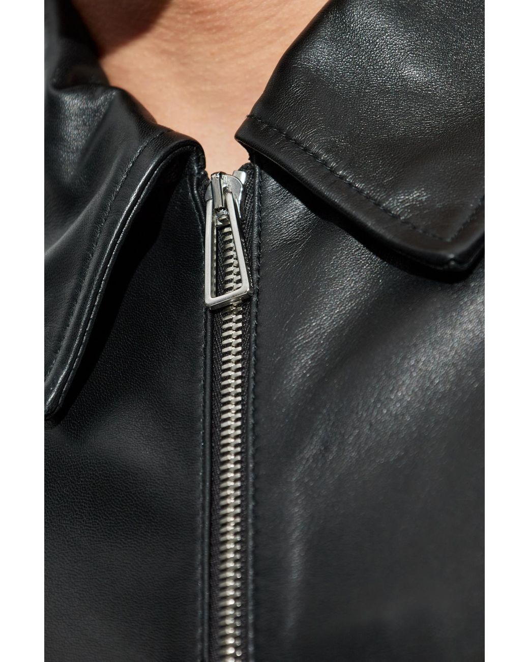 Paul Smith Leather Jacket in Black for Men | Lyst