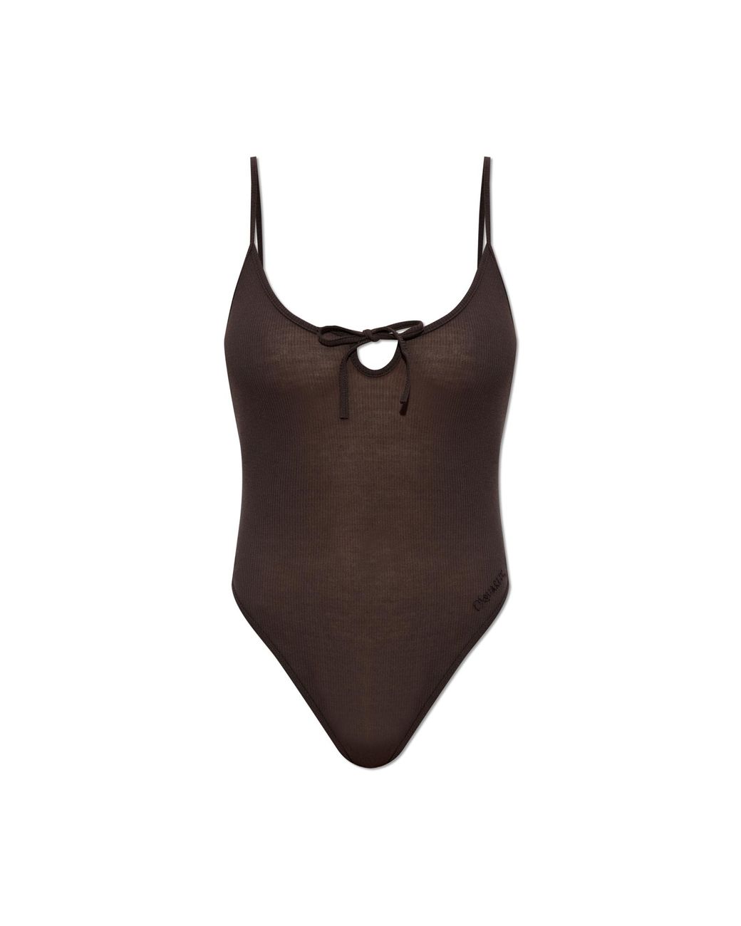 DSquared² Brown Bodysuit With Straps