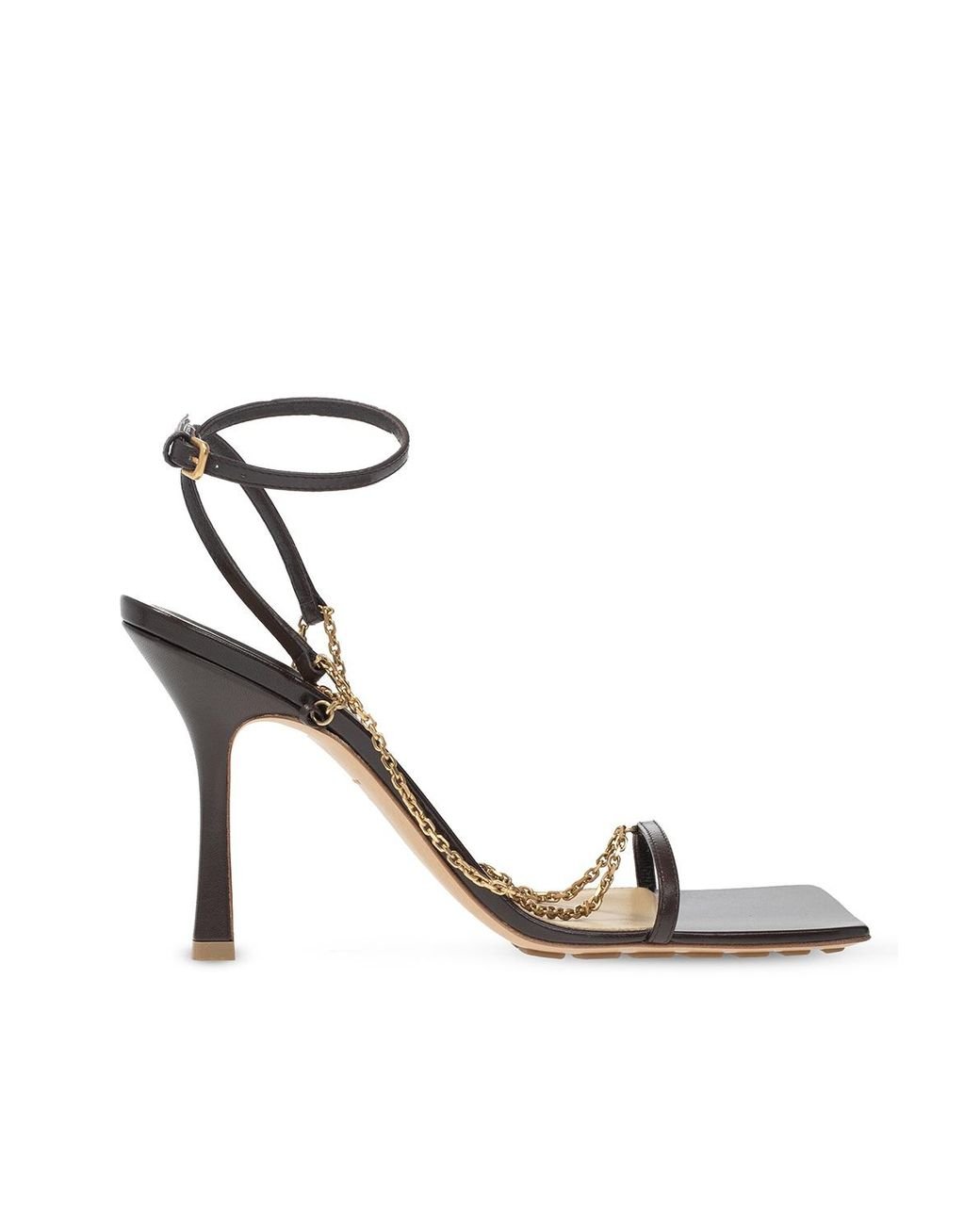 bottega veneta sandals brown