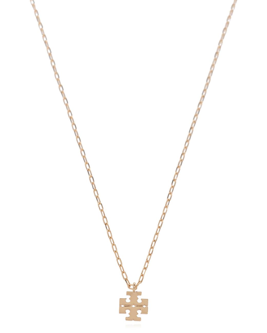 Tory Burch Metallic Brass Necklace