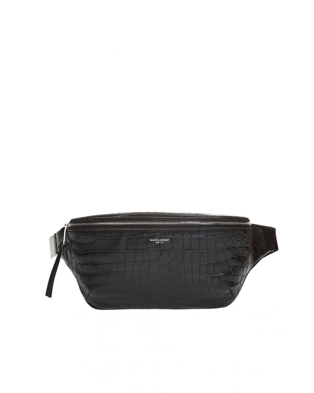 Saint Laurent Leather 'marsupio' Belt Bag Black for Men Lyst