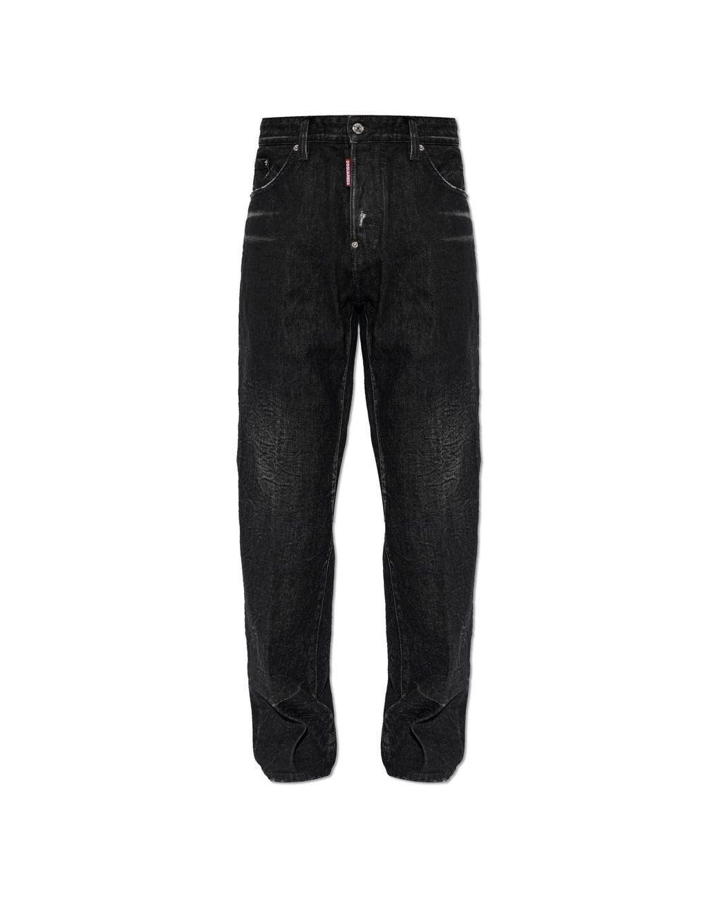 DSquared² Black Jeans '642' for men