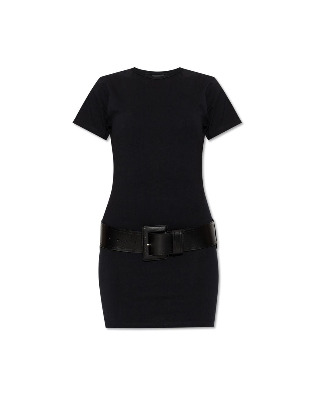 Balenciaga Black Dress With Belt