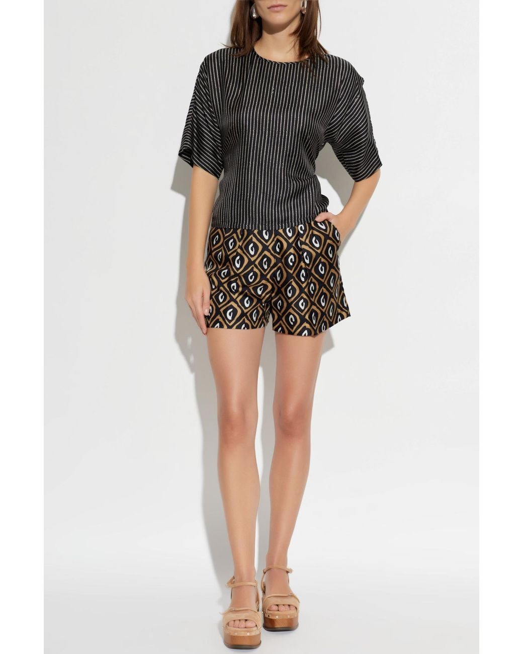 Max Mara Black 'Quinoa' Shorts