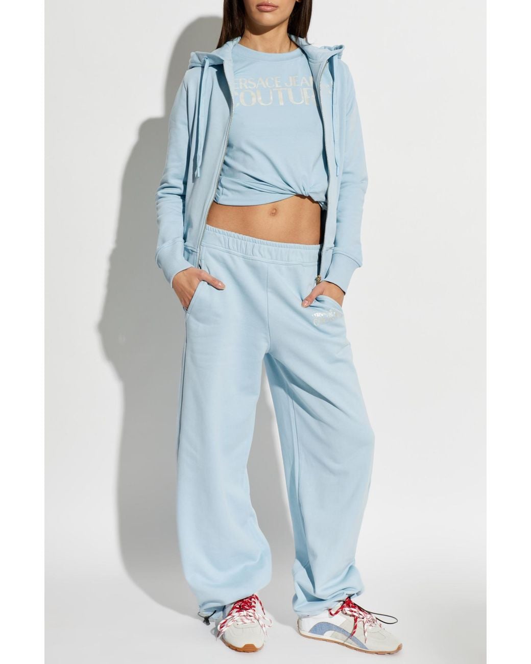 Versace Jeans Couture Blue Hoodie