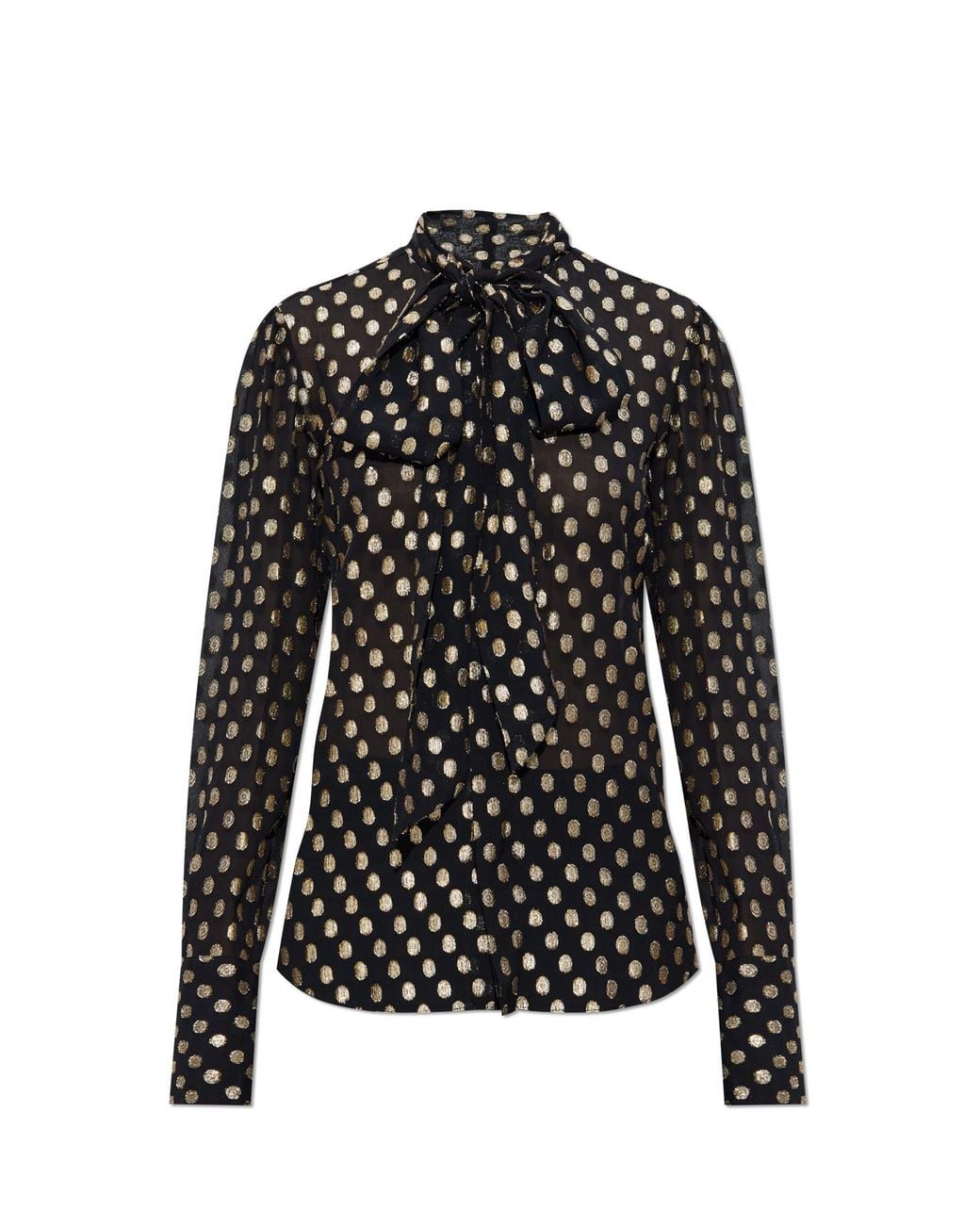 DSquared² Black Shirt With Lurex Thread