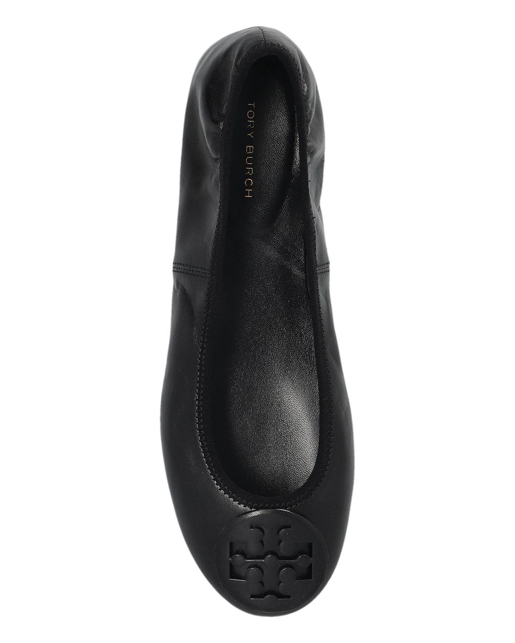 Tory Burch Black "Reva" Ballerinas